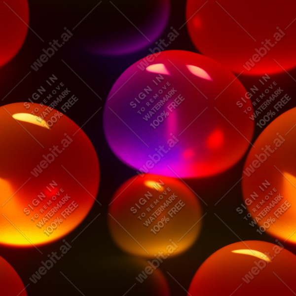 Lava lamp glow gradient floating glass balls on a dark background, trending on artstation, base color, albedo, detailed, 4k
