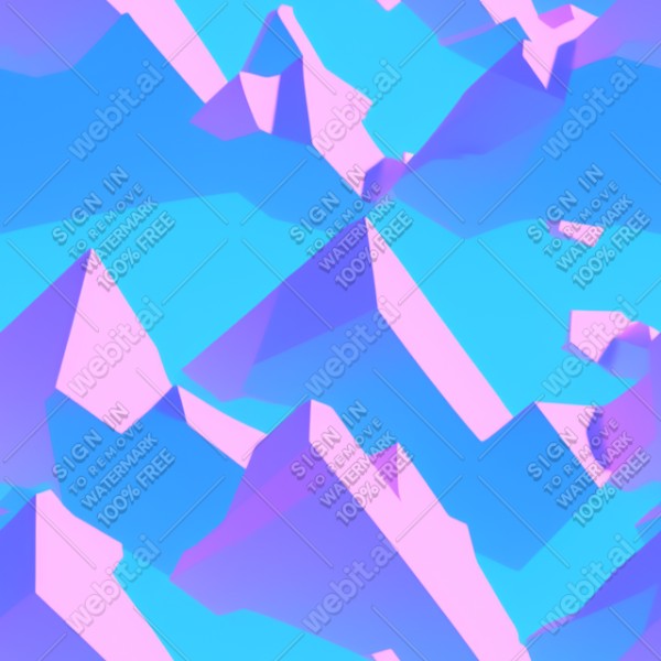 Aesthetic vaporwave low poly texture, trending on artstation, base color, albedo, detailed, 4k