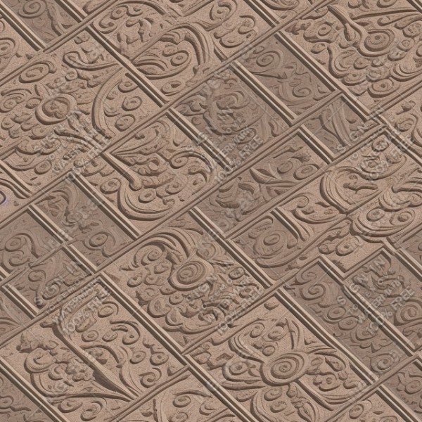 Ornate temple floor flat texture, trending on artstation, base color, albedo, detailed, 4k