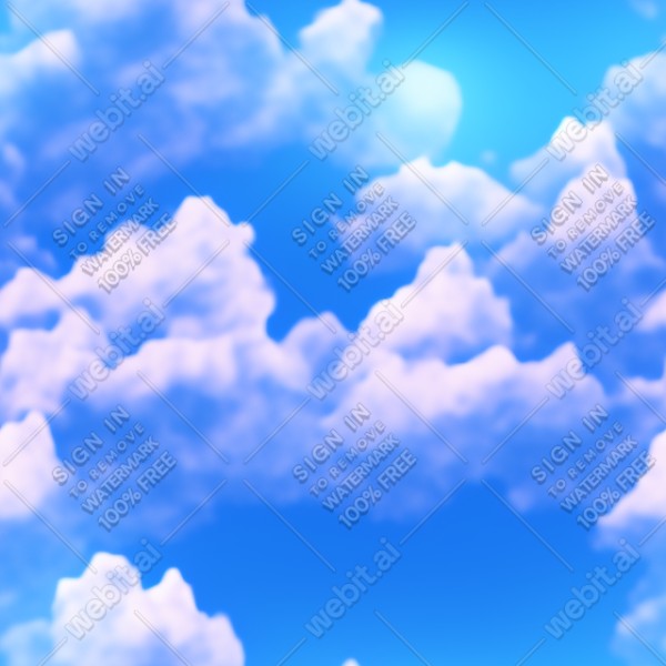 Blue sky texture, trending on artstation, base color, albedo, detailed, 4k