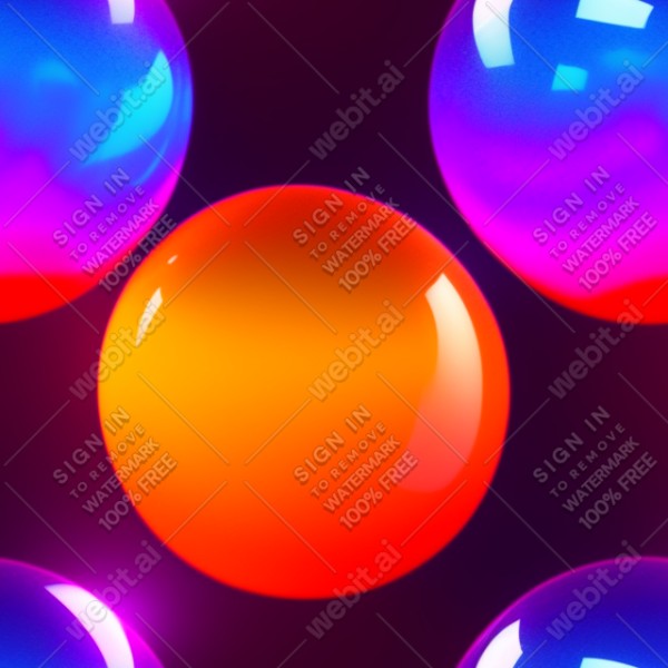 Lava lamp glow gradient floating glass balls on a dark background, trending on artstation, base color, albedo, detailed, 4k