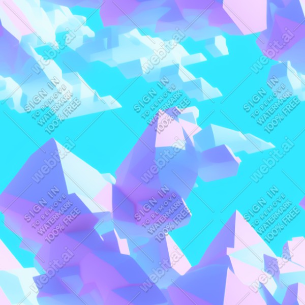 Aesthetic vaporwave low poly texture, trending on artstation, base color, albedo, detailed, 4k