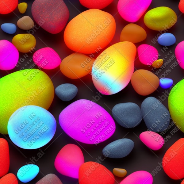 Lava lamp glow gradient floating glass pebbles on a dark background, trending on artstation, base color, albedo, detailed, 4k
