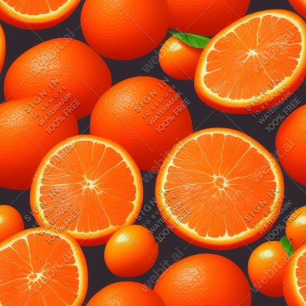 Orange fruit illustration texture, trending on artstation, base color, albedo, detailed, 4k