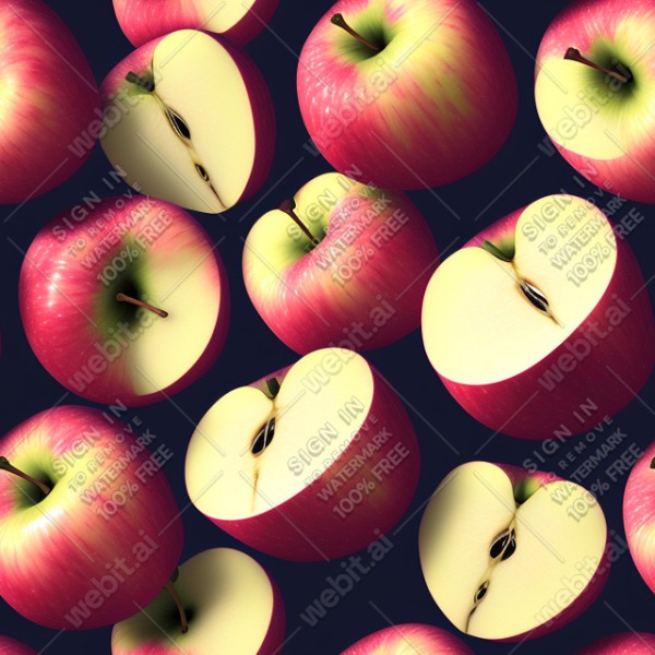 Apple illustration wall texture, trending on artstation, base color, albedo, detailed, 4k