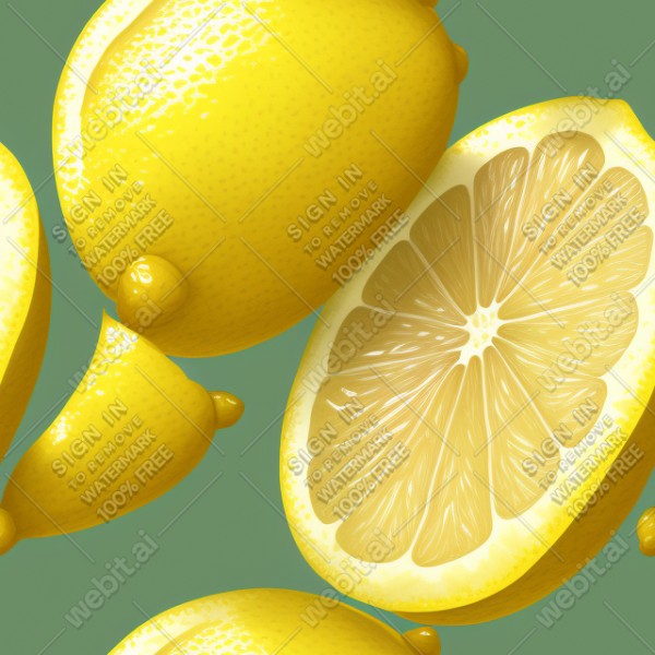 Lemon illustration texture, trending on artstation, base color, albedo, detailed, 4k