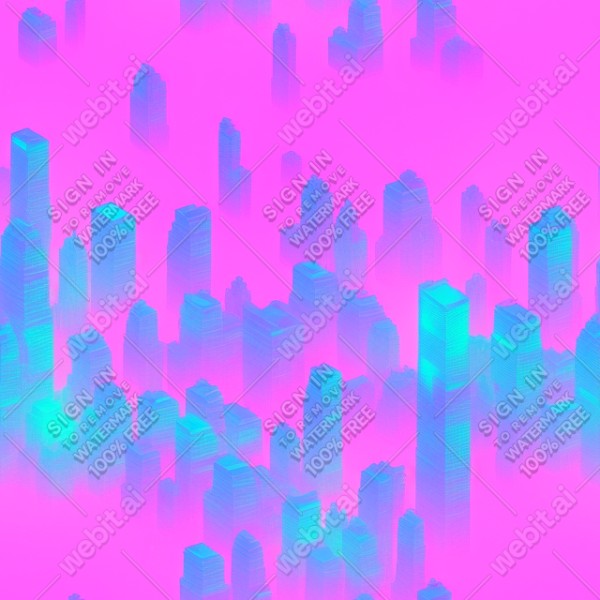 Aesthetic vaporwave night city texture, trending on artstation, base color, albedo, detailed, 4k