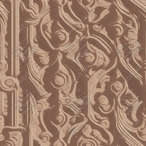 Ornate temple floor flat texture, trending on artstation, base color, albedo, detailed, 4k