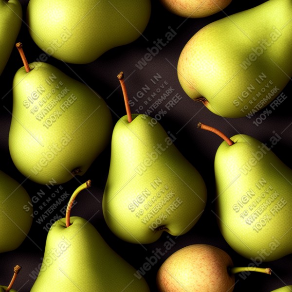 Pear illustration wall texture, trending on artstation, base color, albedo, detailed, 4k