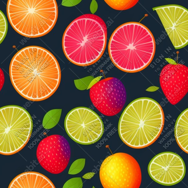Fruit illustration flat texture, trending on artstation, base color, albedo, detailed, 4k