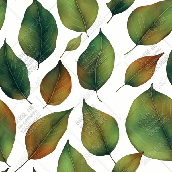 Leaves flat illustration, trending on artstation, base color, albedo, detailed, 4k