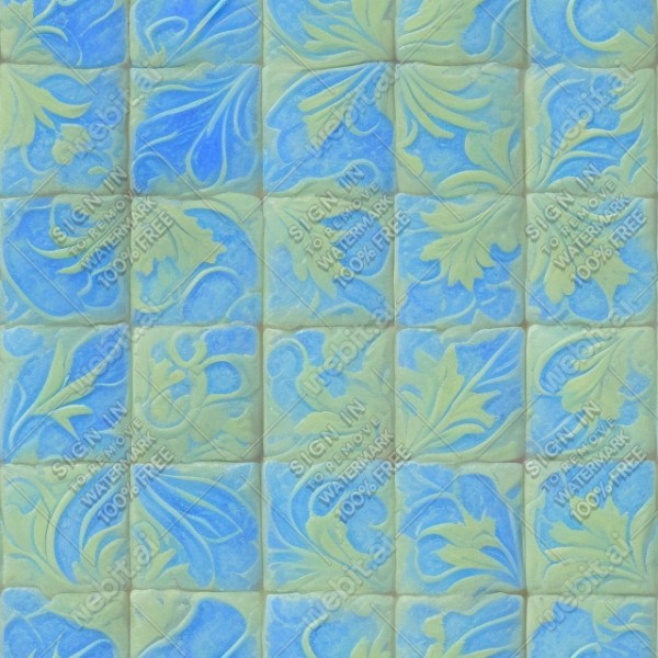 Majolica tiles texture, trending on artstation, base color, albedo, detailed, 4k