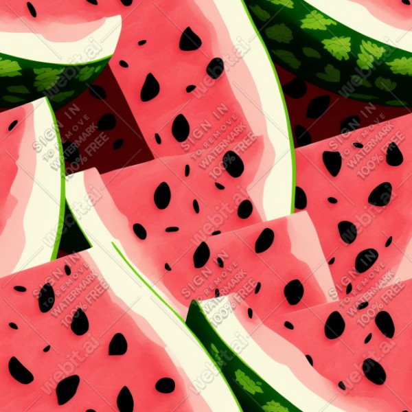 Watermelon illustration texture, trending on artstation, base color, albedo, detailed, 4k