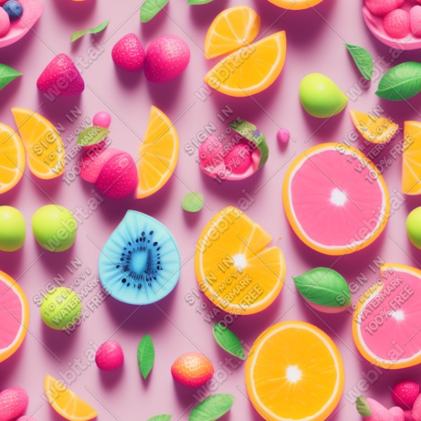 Pastel fruits, trending on artstation, base color, albedo, detailed, 4k