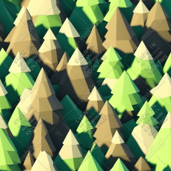 Forest aesthetic low poly texture, trending on artstation, base color, albedo, detailed, 4k