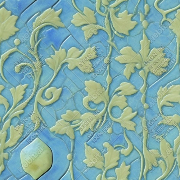 Majolica tile texture, trending on artstation, base color, albedo, detailed, 4k