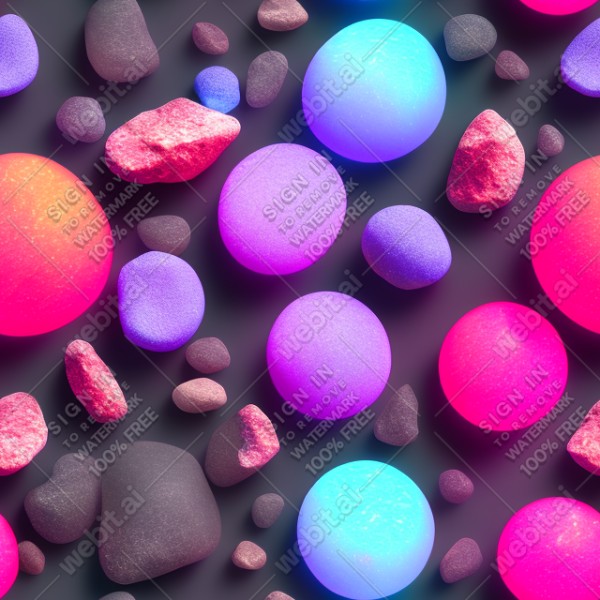 Lava lamp glow gradient floating glass pebbles on a dark background, trending on artstation, base color, albedo, detailed, 4k