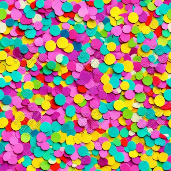 Confetti illustration flat texture, trending on artstation, base color, albedo, detailed, 4k