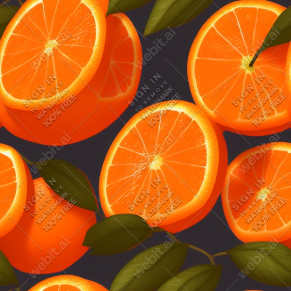 Orange fruit illustration texture, trending on artstation, base color, albedo, detailed, 4k