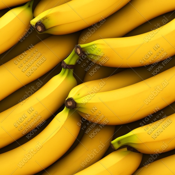 Banana illustration wall texture, trending on artstation, base color, albedo, detailed, 4k
