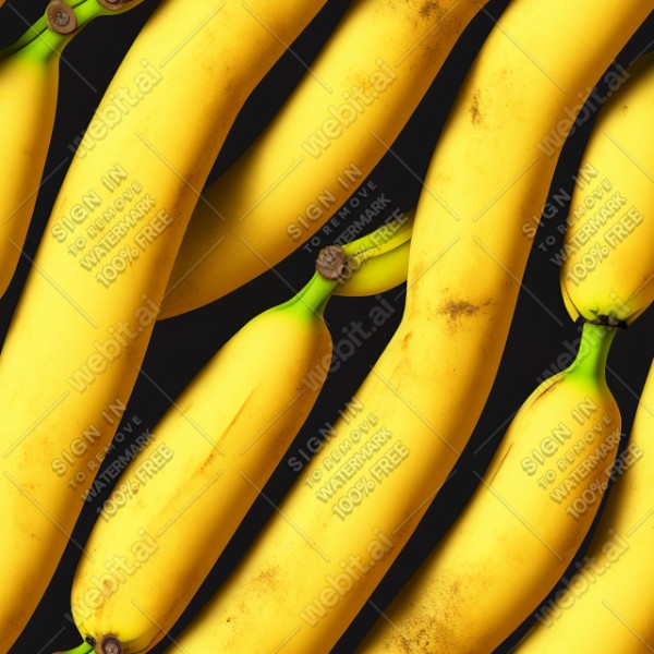 Banana illustration wall texture, trending on artstation, base color, albedo, detailed, 4k