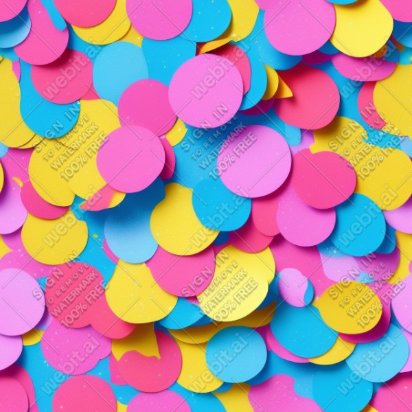 Confetti illustration flat texture, trending on artstation, base color, albedo, detailed, 4k