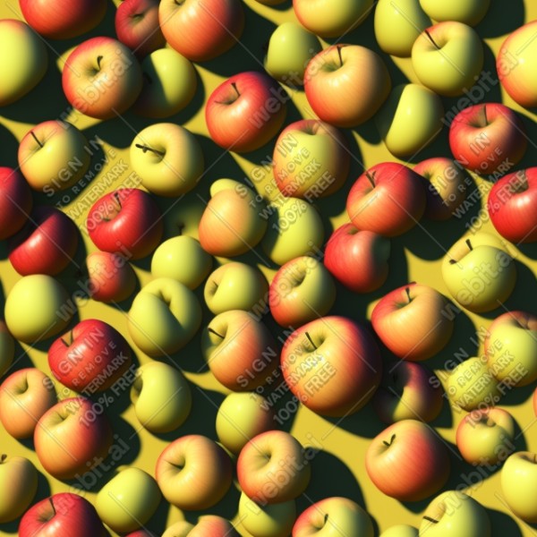 Apple illustration wall texture, trending on artstation, base color, albedo, detailed, 4k