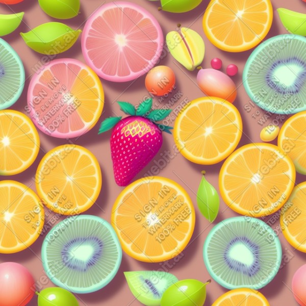 Pastel fruits texture, trending on artstation, base color, albedo, detailed, 4k