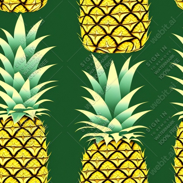 Pineapple illustration texture, trending on artstation, base color, albedo, detailed, 4k