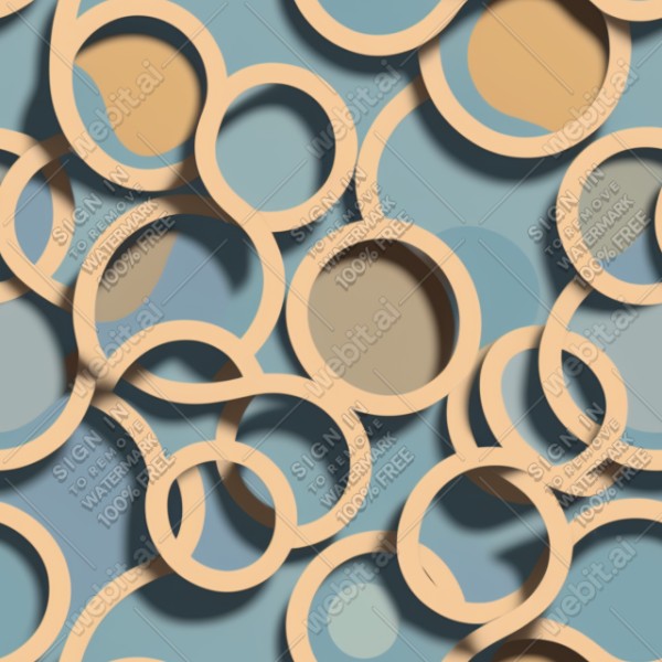 Penrose circles flat graphics texture, trending on artstation, base color, albedo, detailed, 4k