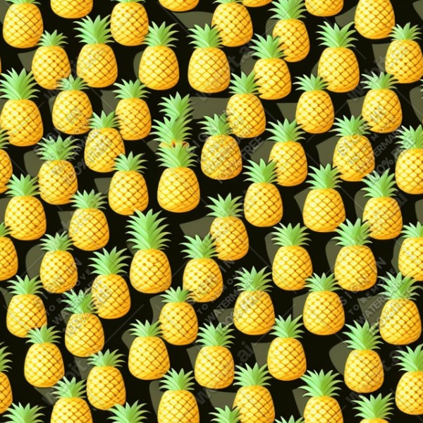 Pineapple illustration wall texture, trending on artstation, base color, albedo, detailed, 4k