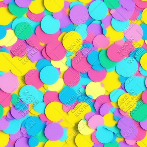 Confetti illustration flat texture, trending on artstation, base color, albedo, detailed, 4k