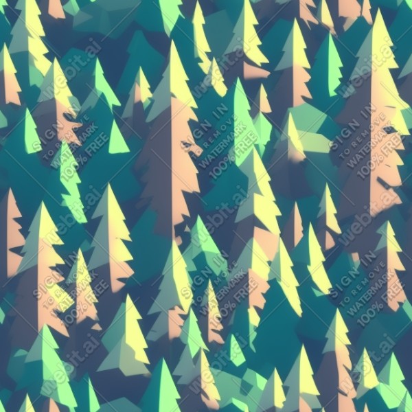 Aesthetic forest low poly texture, trending on artstation, base color, albedo, detailed, 4k