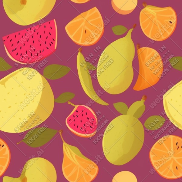 Fruit flat illustration, trending on artstation, base color, albedo, detailed, 4k