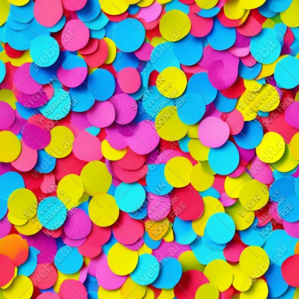 Confetti illustration flat texture, trending on artstation, base color, albedo, detailed, 4k