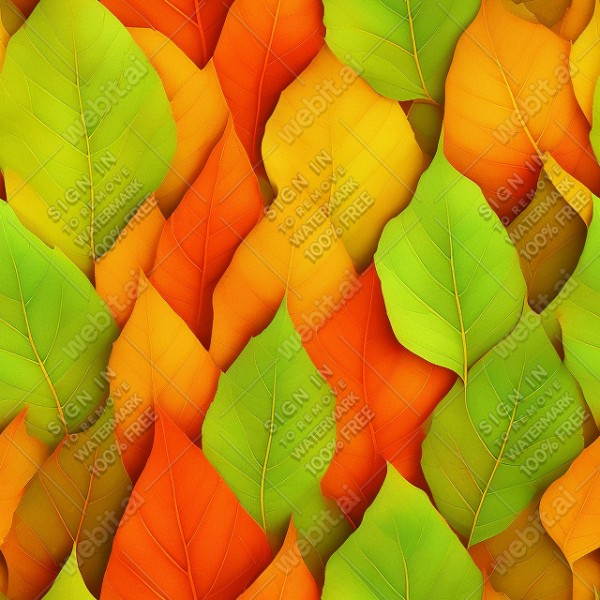 Leaves illustration flat texture, trending on artstation, base color, albedo, detailed, 4k