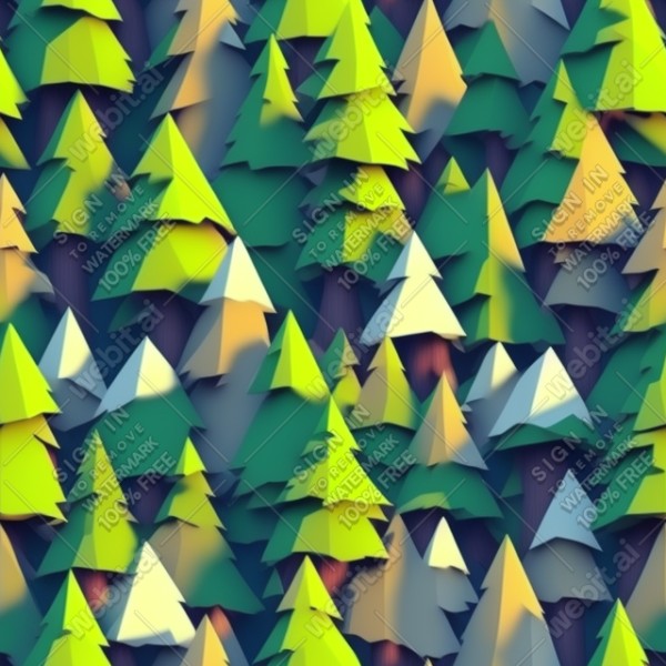 Forest aesthetic low poly texture, trending on artstation, base color, albedo, detailed, 4k