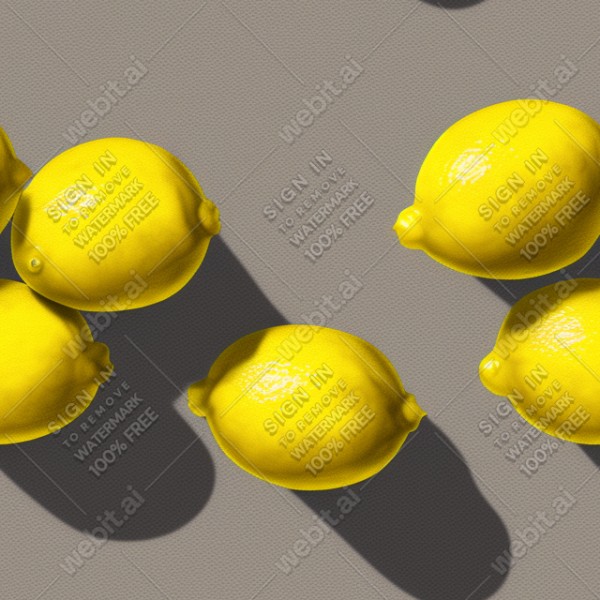 Lemon illustration wall texture, trending on artstation, base color, albedo, detailed, 4k