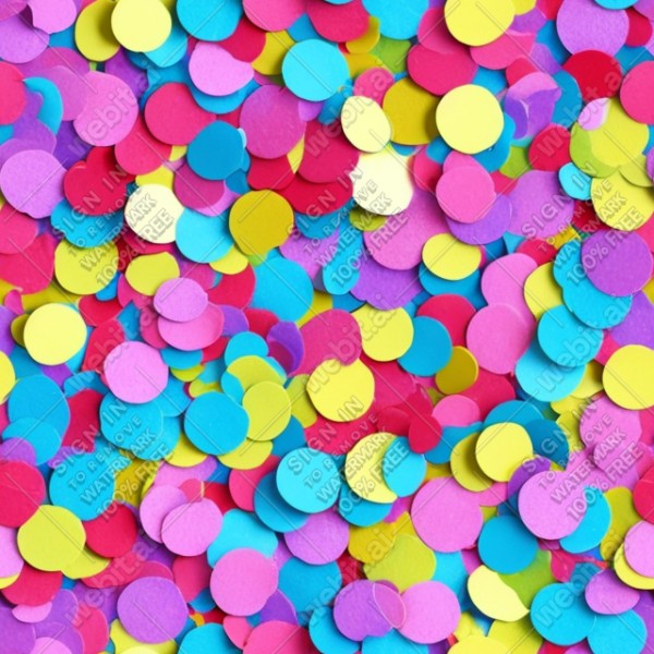 Confetti illustration flat texture, trending on artstation, base color, albedo, detailed, 4k