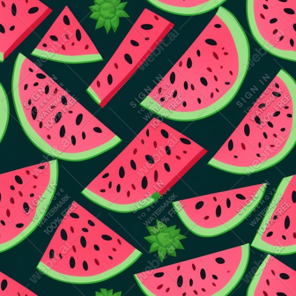 Watermelon illustration wall texture, trending on artstation, base color, albedo, detailed, 4k