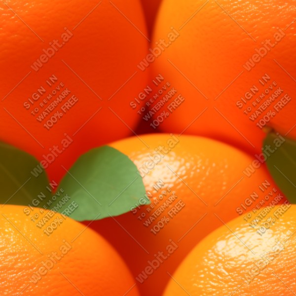 Orange fruit illustration texture, trending on artstation, base color, albedo, detailed, 4k
