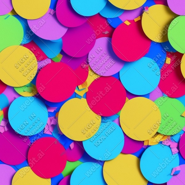 Confetti illustration flat texture, trending on artstation, base color, albedo, detailed, 4k