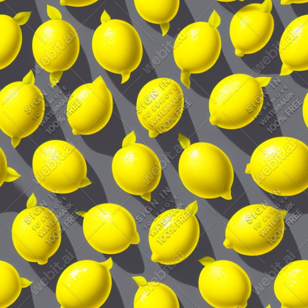 Lemon illustration wall texture, trending on artstation, base color, albedo, detailed, 4k