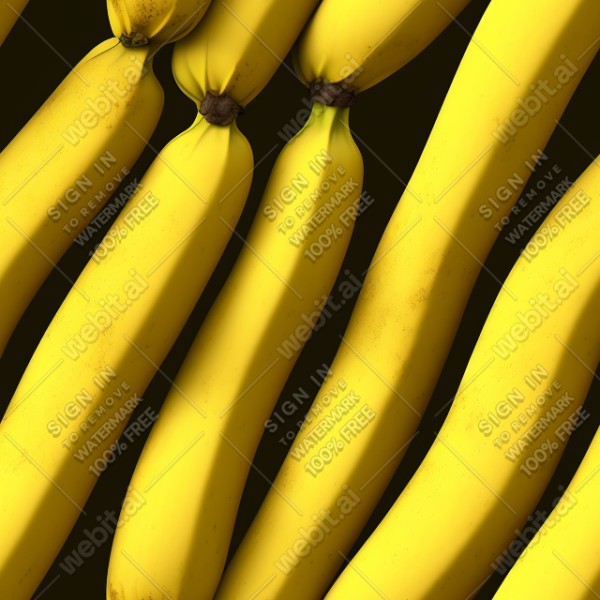 Banana illustration texture, trending on artstation, base color, albedo, detailed, 4k