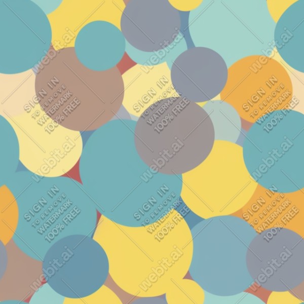 Penrose circles flat graphics texture, trending on artstation, base color, albedo, detailed, 4k