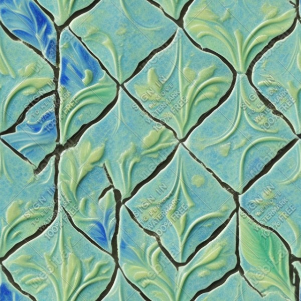 Majolica tile texture, trending on artstation, base color, albedo, detailed, 4k