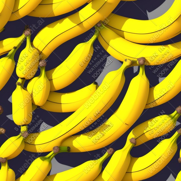 Banana illustration wall texture, trending on artstation, base color, albedo, detailed, 4k