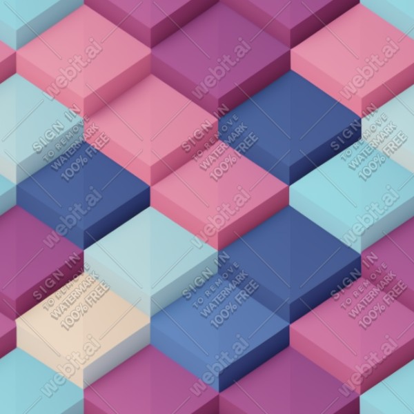 Penrose squares flat graphics texture, trending on artstation, base color, albedo, detailed, 4k