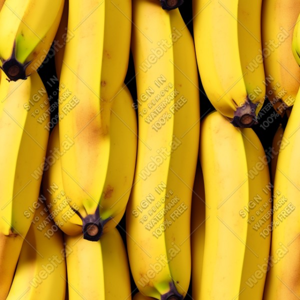 Banana illustration wall texture, trending on artstation, base color, albedo, detailed, 4k