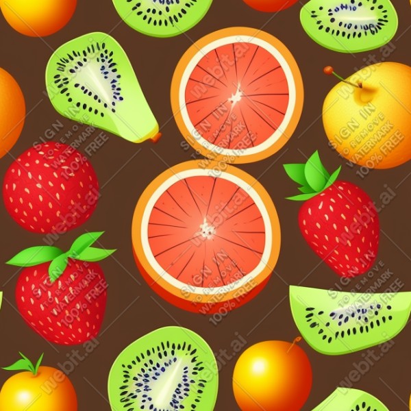 Fruit illustration flat texture, trending on artstation, base color, albedo, detailed, 4k